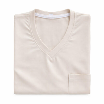 Men crean V Neck T Shirt With Pocket Nigeria 2026