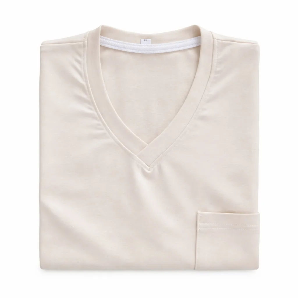 Men crean V Neck T Shirt With Pocket Nigeria 2026