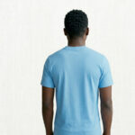 Men V Neck T Shirt With Pocket Nigeria 2026 Back view