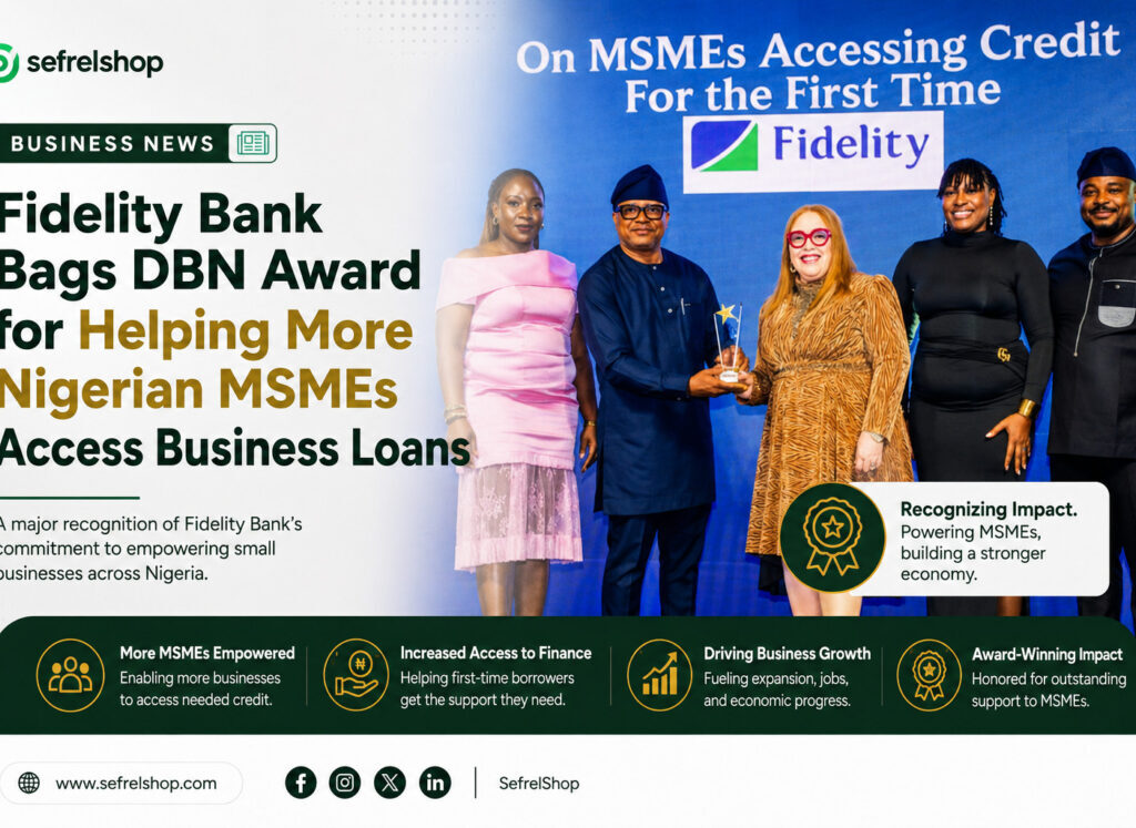 Fidelity Bank wins DBN award