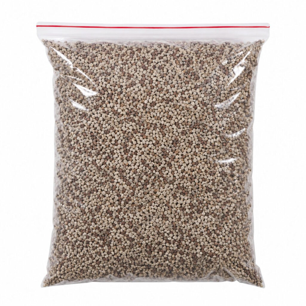 Premium Vitex Seeds (Vitex agnus-castus) packaged in a clear resealable bag for traditional herbal wellness use