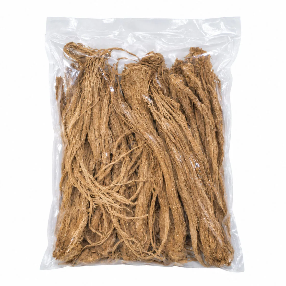Premium Danguire dried herbal root pieces packaged in a clear bag for traditional herbal preparations.